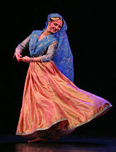 Danseuse kathak Isabelle Anna