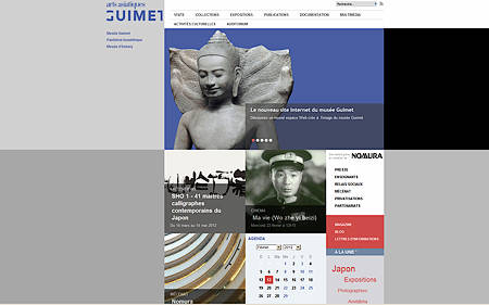 Nouveau site Internet pour le musée Guimet
