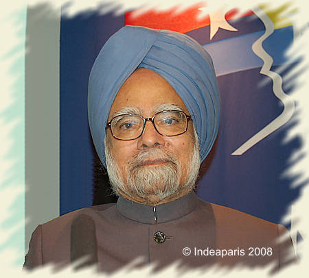 Manmohan Singh à Paris